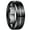 8mm-Black, variant on NUNCAD Tungsten Ring for Men Women 8mm Black Matte Groove Wedding Bands