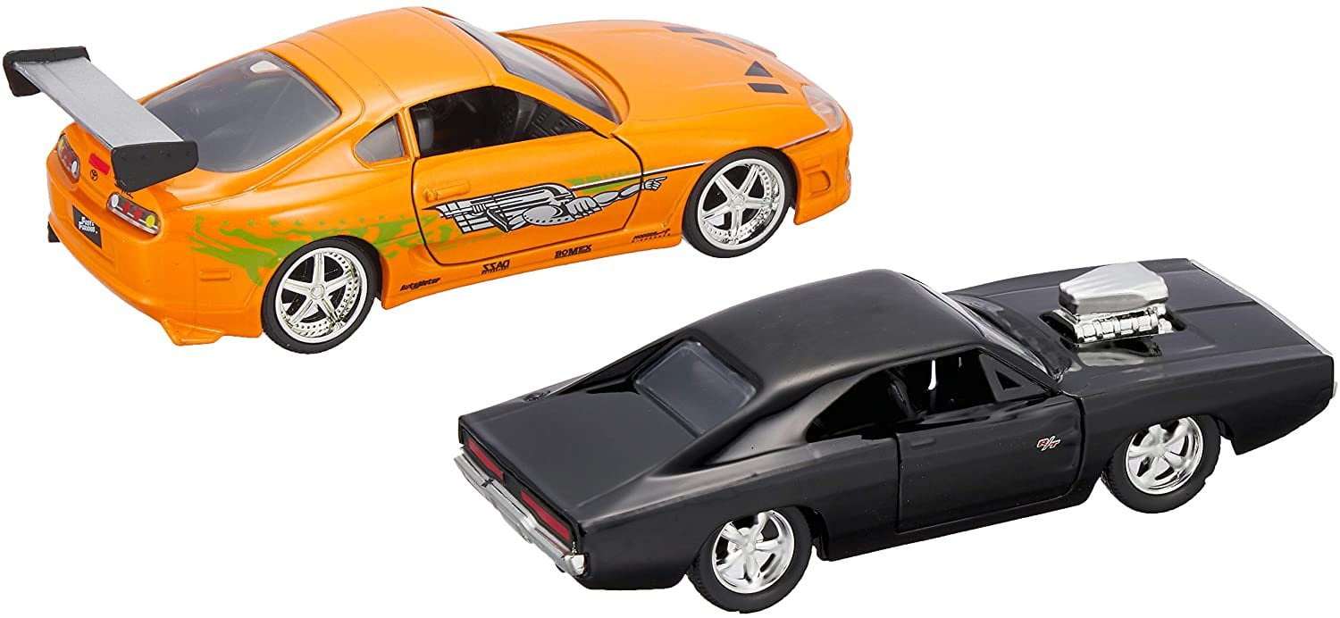 Jada Toys Fast & Furious Dom's Dodge Charger R/T & Brian's Toyota