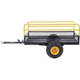 thumbnail image 3 of Polar Trailer 10738 HDM 1400 Heavy Duty Mesh Metal Dump Trailer, Black/Yellow, 3 of 4