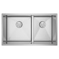 thumbnail image 3 of Transolid Diamond 33''L x 19''W Double Basin Undermount Kitchen Sink, 3 of 15