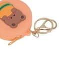 thumbnail image 5 of Unique Bargains 1 Pc Coin Purse Wallet Portable Round Cartoon Coin Purse Pouch Orange Brown, 5 of 5