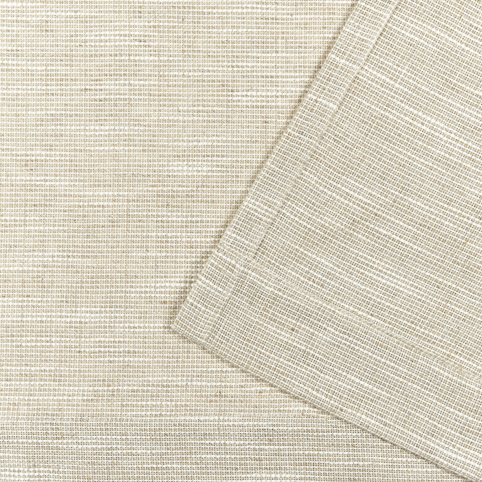 Exclusive Home Somers Light Filtering Grommet Top Curtain Panels, 54"x96", Natural, Set of 2