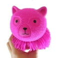 thumbnail image 3 of 1 RANDOM COLOR Shaggy Cat Large 7" Puffer Ball - Sensory Therapy Fidget Stress Balls - OT Autism SPD, 3 of 8