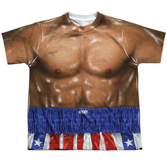 Rocky - Apollo Costume - Youth Short Sleeve Shirt - Medium