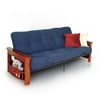 Mainstays Deluxe Wood Arm Futon With 7in Mattress