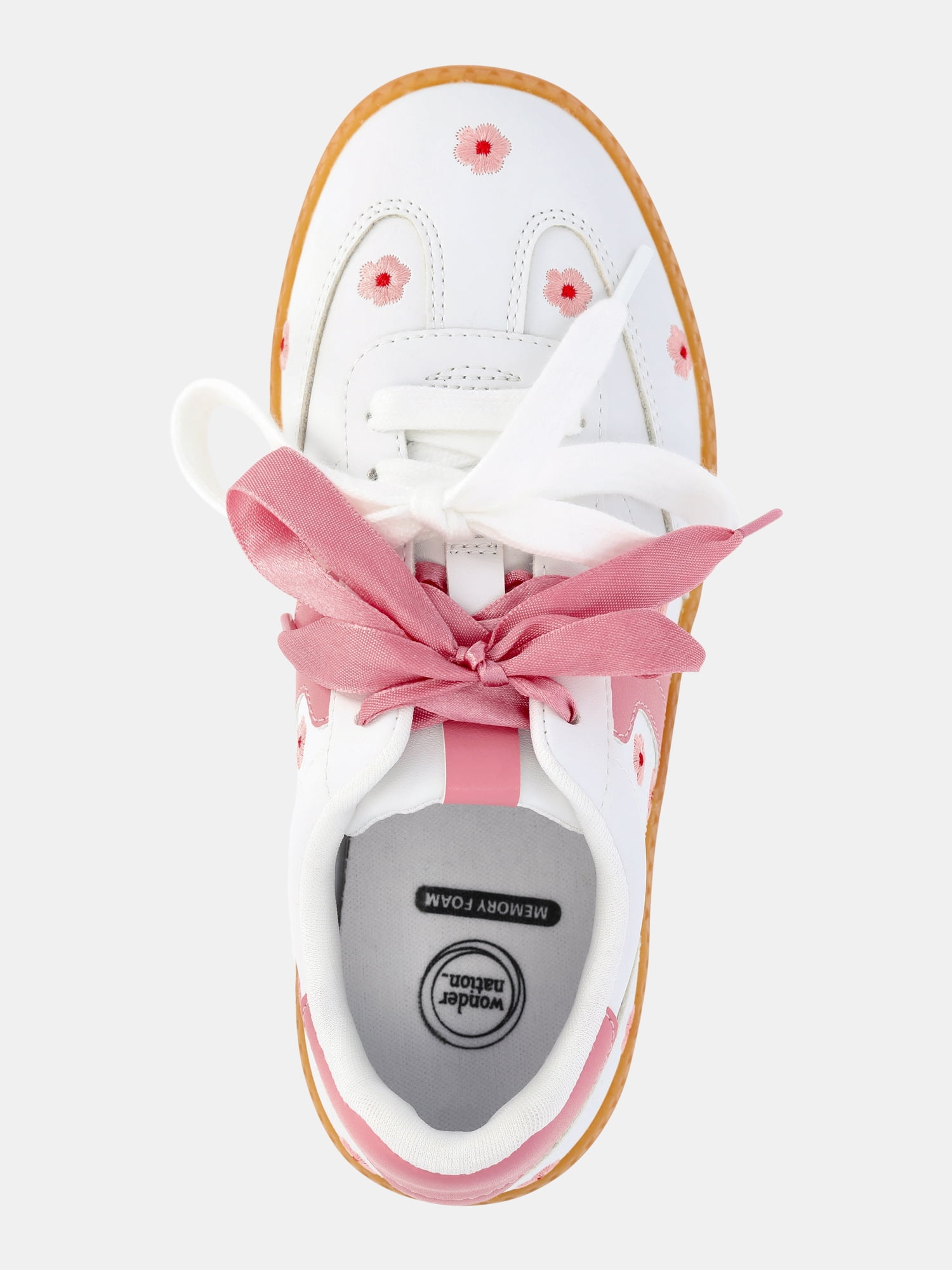 Wonder Nation Little and Big Girls Casual Soccer Sneakers