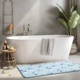 thumbnail image 2 of Light Blue Christmas Snowman Pattern Kitchen Rug Mat,Kitchen Runner Rugs Non Skid Washable,Decorative Kitchen Floor Mats for Kitchen,Sink,Laundry,17"x47.2", 2 of 7