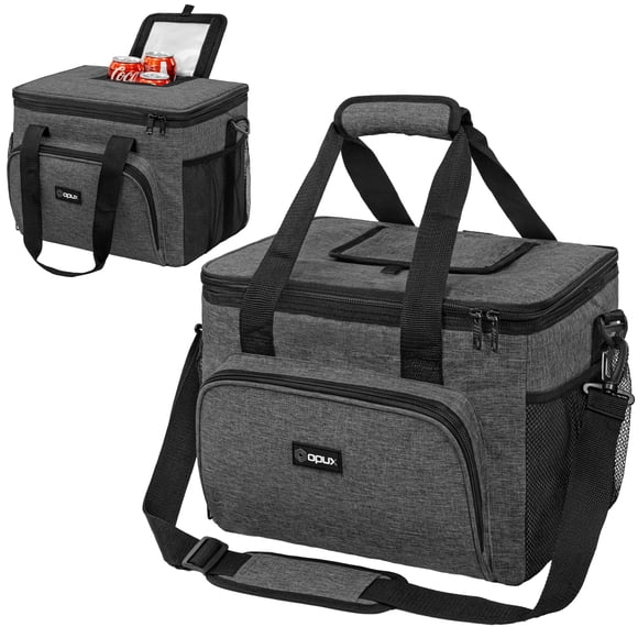 Bolsa térmica OPUX, aislante, a prueba de fugas, 37 L, gris antracita
