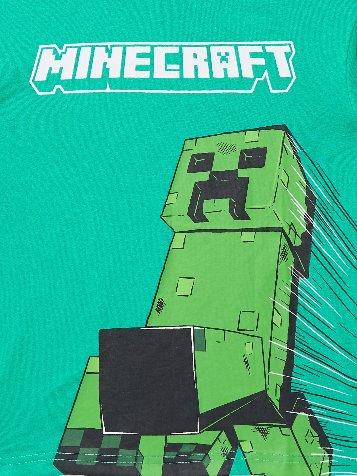 Minecraft Boys Graphic Tee with Short Sleeves, Sizes 4-18