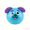 Blue, variant on Sensory Smushers Squishy, Moldable Face Swap Squeeze Balls, 5 Cute Expressions Slow Rise Toys for Tactile Relaxation