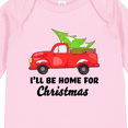 thumbnail image 4 of Inktastic I'll Be Home for Christmas Truck with Tree Boys or Girls Long Sleeve Baby Bodysuit, 4 of 5