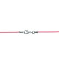 thumbnail image 3 of Sterling Silver 1.8mm Fine Pink Leather Cord Necklace - 36 inches, 3 of 3