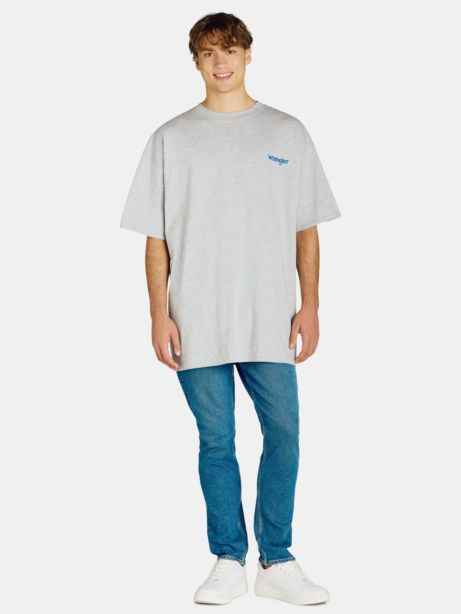 Wrangler Men’s Big and Tall Logo T-Shirt, Sizes 1XL-6XL