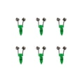 thumbnail image 1 of Greeniant Clip de punta de caña de pescar nocturna, 6 uds., luz Led roja, anillo de campanas gemelas, alarma de cebo de pez, accesorio de pesca nocturna, Pescar 6 piezas Greeniant DJ0323-00, 1 of 5