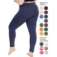 thumbnail image 3 of Women's and Plus Size Ankle Length Cotton Leggings, 3 of 5