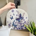 thumbnail image 5 of HELLHERO Purple-Blue Butterflies and Florals Teapot Insulated Cosy Dust Proof Keep Warm, 5 of 8