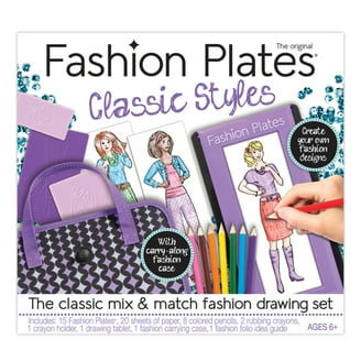 Kahootz Fashion Plates Deluxe Kit: Kids Activity Set for Drawing