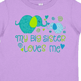 thumbnail image 4 of Inktastic My Big Sister Loves Me- cute elephants Boys or Girls Toddler T-Shirt, 4 of 5