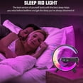 thumbnail image 5 of Intelligent LED Table Lamp, 5 in 1 Wireless Charger Night Light Lamp, App Control Bluetooth Speaker Alarm Clock, Home Office Study Bedside Charging Lamp for Bedroom Home Decor (Black), 5 of 8