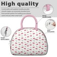thumbnail image 4 of Sweet Cherry Insulated Lunch Box, Reusable Cooler Bag with Red and Pink Cherry Pattern, Perfect for Work, Picnic, and Outdoor Activities, 4 of 6