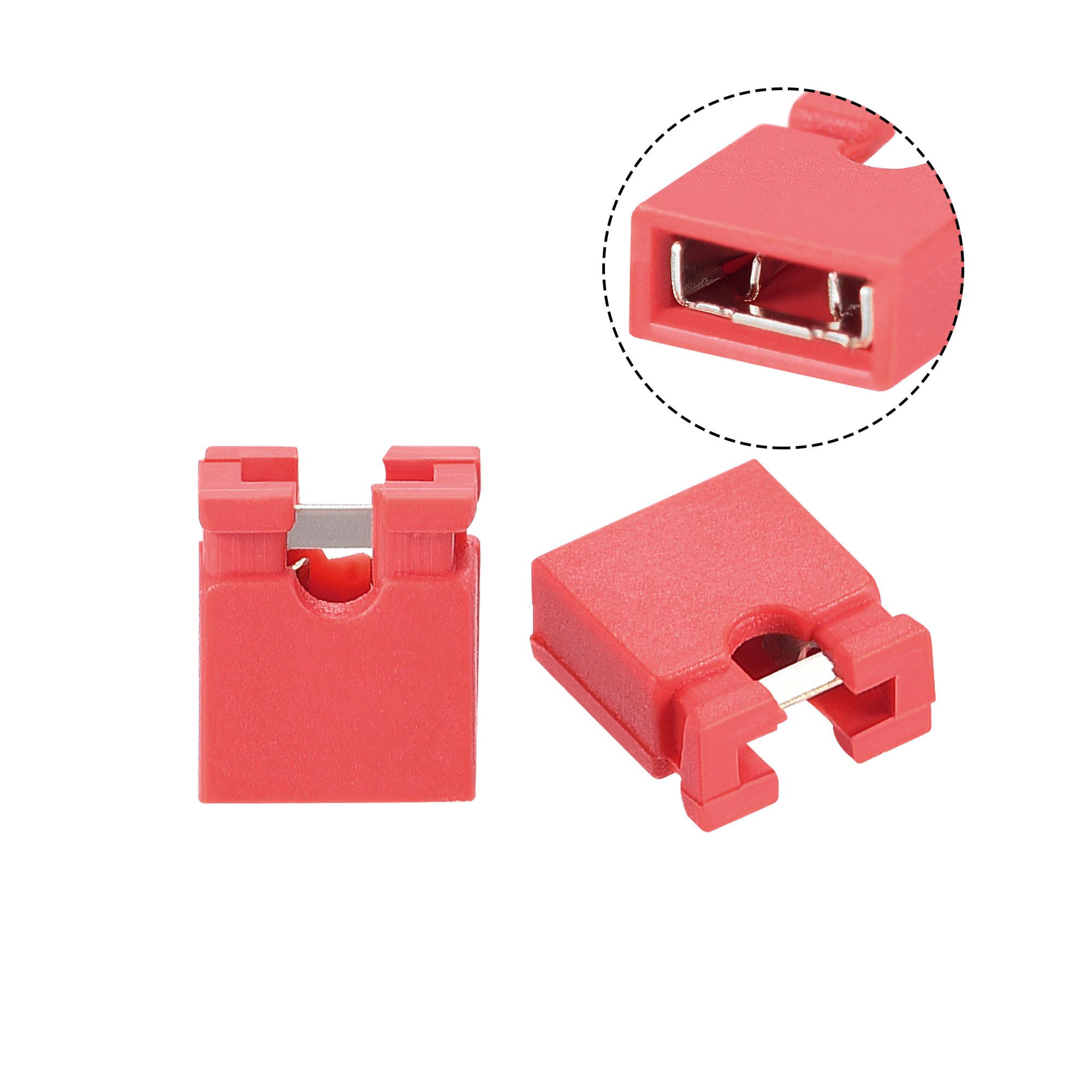 Spade Terminals Vinyl Insulated Red 22-16 Wire Size #8 Stud Size 4.3mm 140Pack 