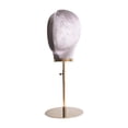 thumbnail image 4 of Soporte de exhibición Strade Fareast Limited para postizos de cabeza de maniquí terciopelo gris, 4 of 8