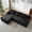 Black, variant on MAYEERTY L-Shaped Cloud Sectional Sofa, No Assembly Required Sleeper Couch for Bedroom & Apartment, 96×61" Blue