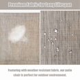 thumbnail image 4 of Costway 2 Pcs Chaises de Patio Chaise de Salle à Manger Terrasse Cour avec Accoudoirs Gris, 4 of 9