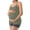 Green, variant on Maternity Tank Tops for Women Seamless Side Ruched Camisoles with Built in Bra Scoop Neck Y Back Pregnancy Basic Shirt