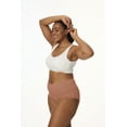 thumbnail image 5 of SHEMOR Women's Plus Size Underwear 3XL-6XL High Waist Briefs Cotton Soft Panties 4-Pack (3XL,Blush Sand), 5 of 5