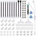 thumbnail image 1 of Kit de Conector de Luz LED MAOXWY RGB 5050 Clips y Herramientas, 1 of 7