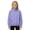 Purple, variant on Girls Half Zip Pullover Sweatshirt Long Sleeve Workout Shirts Fall Clothes Boys Gilrs Mock Neck Athletic Tops Lightweight Fleece Quarter Zip Pullover Kids Teens Sportswear for Golf Yoga Tennis