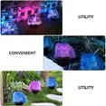 thumbnail image 3 of CRILSTYLEO 1Ud Piedra Solar Jardin Empotrada Exterior Morado Resistente Agua, 3 of 5