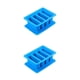thumbnail image 4 of Bewildely Molde de silicona para mantequilla con formas rectangulares, bandeja con tapa, 4 cavidades, molde para helado, molde para jabón, utensilios de Type2 NO2, 4 of 6