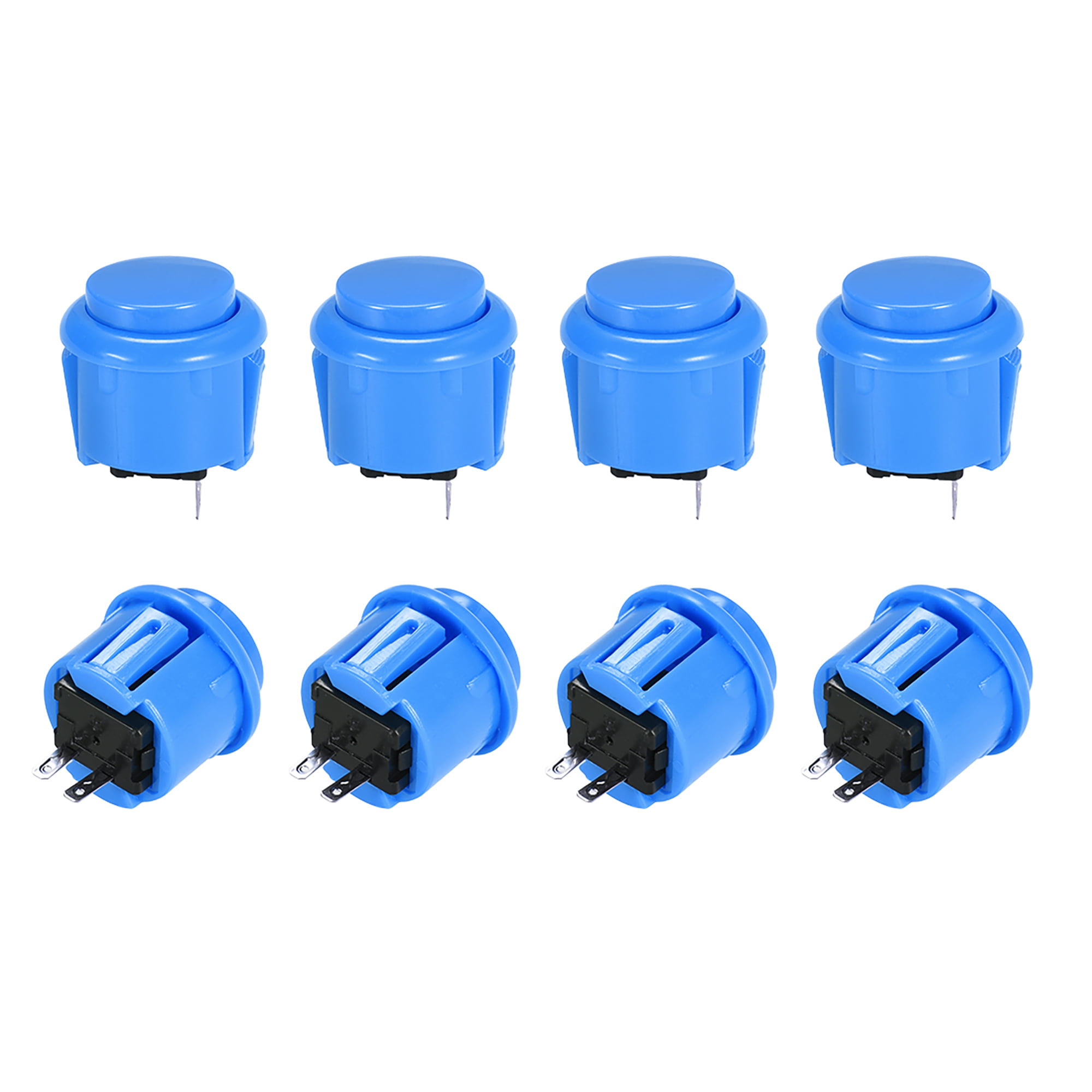 Details about   23mm Momentary Game Push Button Switch for Arcade Video Games Blue 6pcs