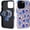Funny Cute Cats, variant on Case for iPhone 15 Plus [Compatible with MagSafe], Glossy Soft Silicone and Hard PC Anti-Scratch Shockproof Protective 2-in-1 Case for Men Women - Bald Eagle American