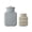 Clear, variant on Clearance Sale 320Ml Silicone Hot Water Bottle, Portable Mini Heating Bottle With Knitted Cap, Cute Explosion-Proof Hot Water Bag for Winter, Travel, and Home Use