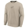 thumbnail image 4 of Men's Fanatics Tan Detroit Red Wings Authentic Pro Road Tri-Blend Sweatshirt, 4 of 5