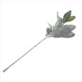 thumbnail image 5 of 20 Piezas de Hojas de Oreja de Cordero Flocadas Artificiales Dusty Tallos de Hojas de Roble Flocado Hoja, 5 of 5