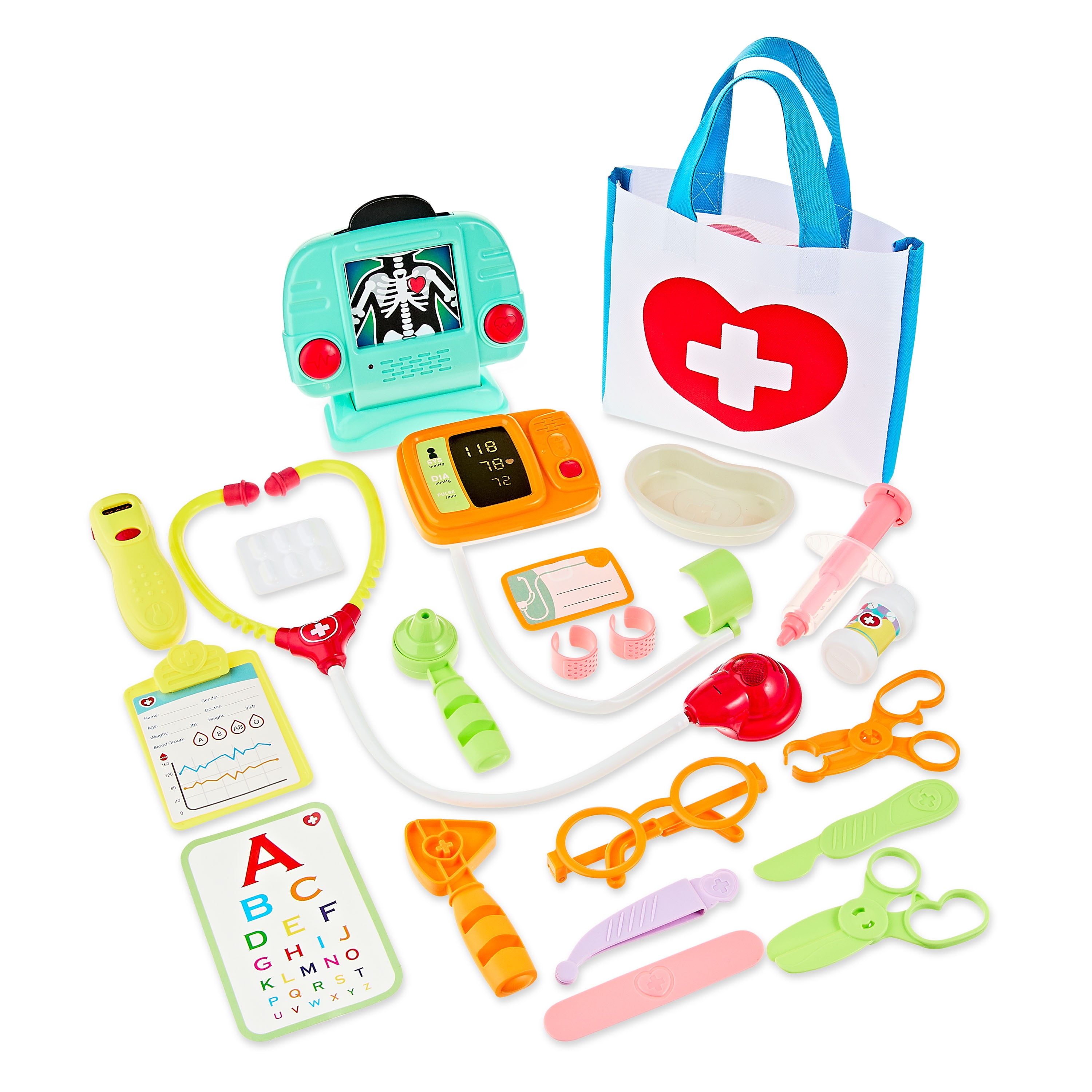 Kid Connection Medical Play Set, 25 Pieces, Toddler Pretend Toys