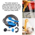 thumbnail image 2 of Lavado de coches Limpieza Ducha Portátil Alta PresiónLavadora de automóviles portátil 12V 35-60W Ducha Universal Bomba eléctrica Vehículo Rociador Más ligero Limpieza Herramienta de riego Pesca Azul Scienceny OD002145-03B, 2 of 7