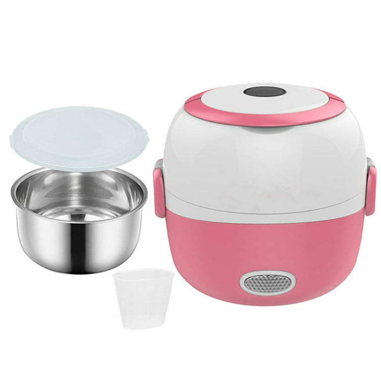 New Mini Rice Cooker Electric Lunch Box Portable Food Warmer 1 2 3