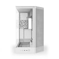 thumbnail image 2 of NZXT CS CM-H92FW-01 H9 FLOW Mid Tower Clear TG White Retail, 2 of 9