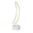 thumbnail image 4 of 11.5" Battery Operated Neon Style LED Warm White Moon Table Light, 4 of 4