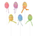 thumbnail image 2 of Ympkerial Easter Egg Picks 6 Pieces Artificial Flower Arranging Stakes with Glitter Foam Eggs Decorative Branches Floral Centerpiece Ornaments, 2 of 9