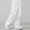 White, variant on Gymvis Kids Pants elastic waist solid color mosquito proof pockets casual Kids waterproof Pants