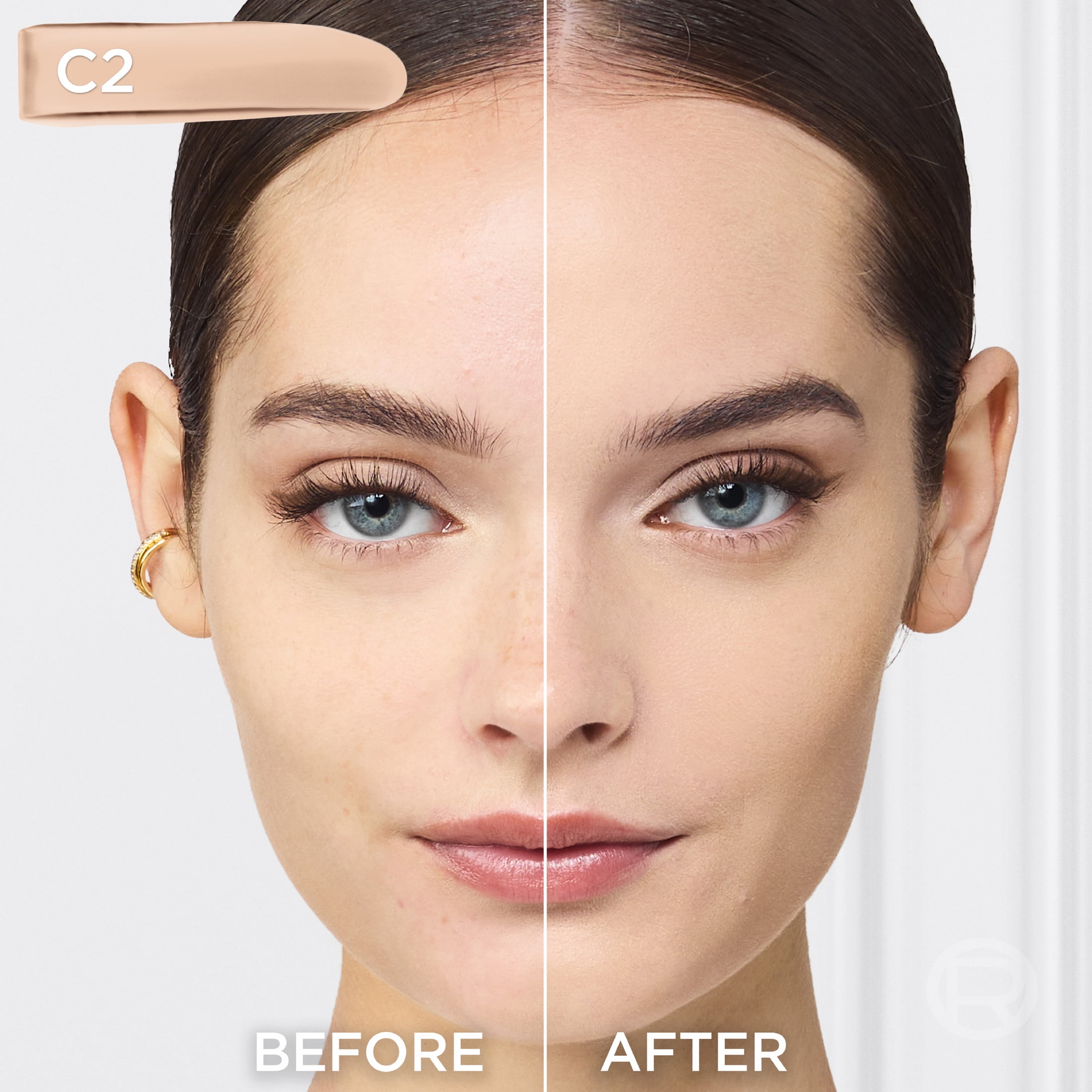 (2 pack) L'Oreal Paris True Match Super-Blendable Foundation Medium Coverage, Light, 1 fl oz