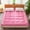 Pink, variant on YHAICO Mattresses Under $150 Mattress Queen Size Memory Foam Three-dimensional Velvet Mattress Thickened Mattress Dormitory Soft Cushion Yellow