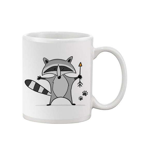 Raccoon With An Arrow Mug - Image by Shutterstock,