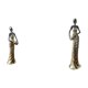 thumbnail image 1 of Figura de mujer africana,Estatua artesanal de una dama tribal africana,hecha a mano,para cafetería.,Figura femenina artesanal de resina africana,Figura de escritorio,Figuras africanas de, 1 of 8
